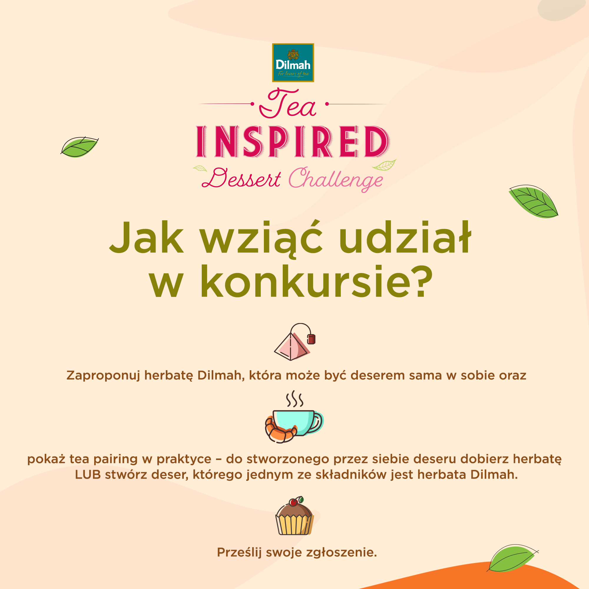 Tea Inspired Dessert Challenge Dilmah post konkursowy